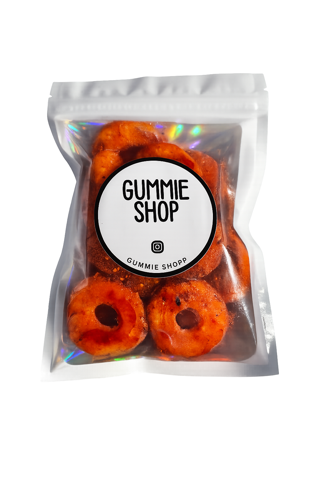 Peach Rings Spicy Chamoy Gummy – 4 oz.