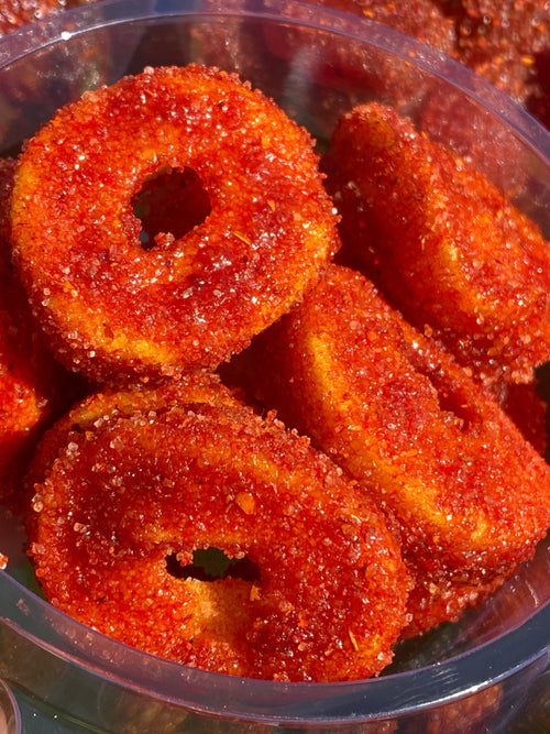 Peach Rings Spicy Chamoy Gummy – 4 oz.